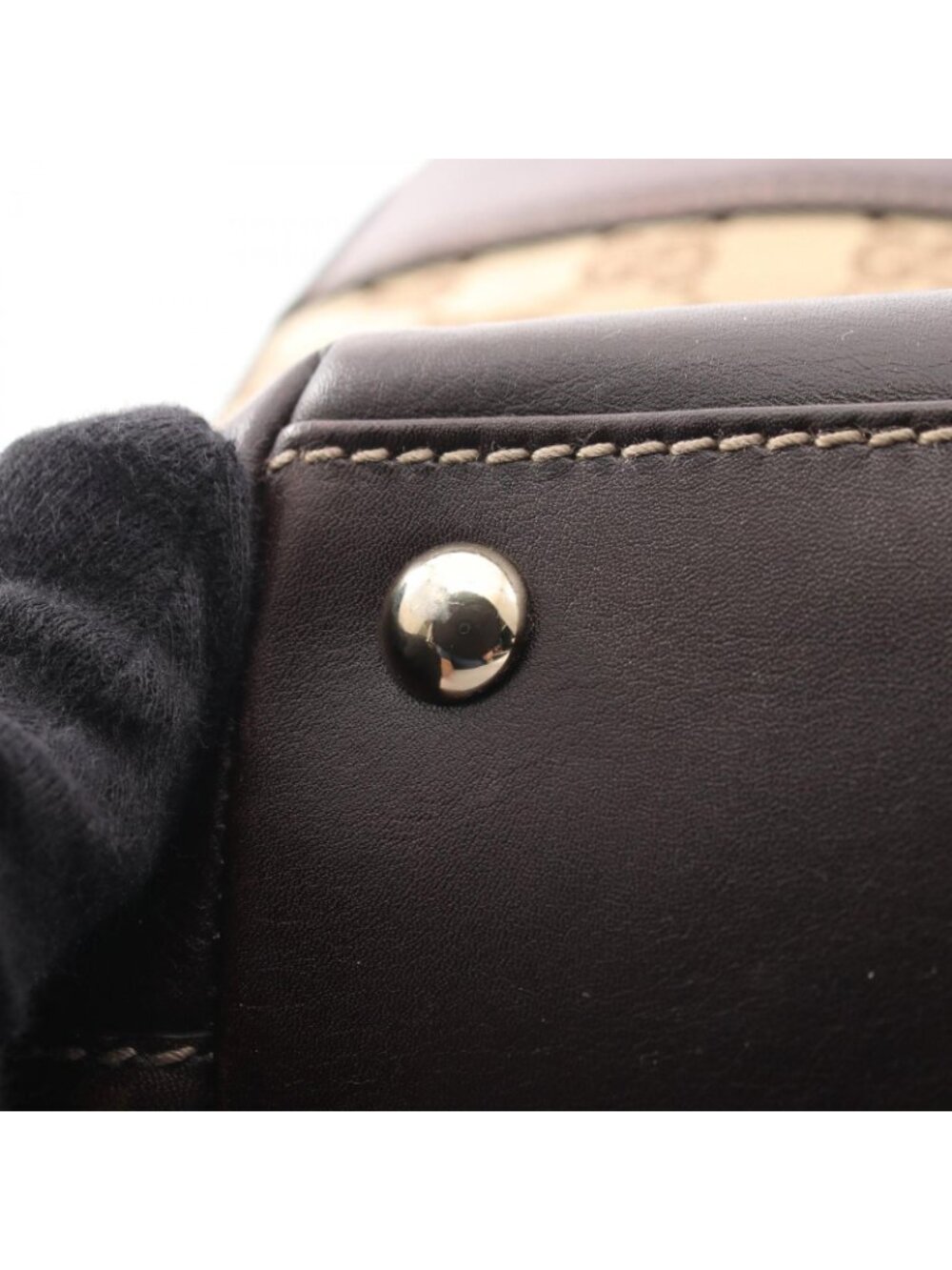 Gucci Tote GG Canvas Beige Brown - Picture 10 of 12